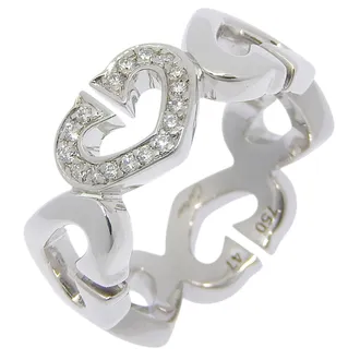 Cartier White Gold White Gold (18K) Band Ring (Pre-Owned)