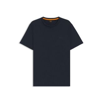 BOSS Regular-fit T-shirt in slub cotton with logo detail