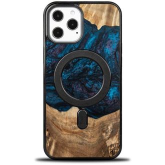 OEM Funda Bewood Unique Para Iphone 12 Pro Max - Planetas - Neptuno Con Magsafe