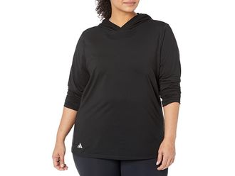 adidas Golf Performance Golf Hoodie Womens Clothing Black : XS, Polyester/Spandex