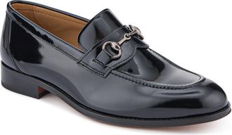 Jones Bootmaker Mens Reece Leather Loafers - Black - Size UK 10