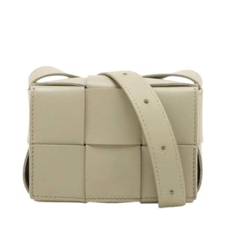 Bottega Veneta Pre-owned Mini Bags, female, Gray, Size: ONE SIZE Pre-owned Mini Shoulder Bag