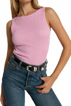 Nation Ltd Kimmy Smocked Tank In Lilac