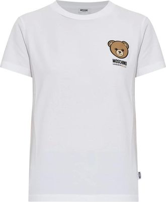 Moschino Dames, Tops, Wit, Maat: XS Katoen