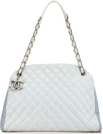 Chanel Hobo Bags - 2012-2013 Large Tricolor Caviar Just Mademoiselle - Gr. unisize - in Blau - für Damen