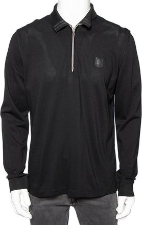 HUGO BOSS Boss By Hugo Boss Black Pima Cotton Long Sleeve T-Shirt