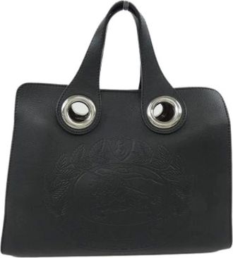Burberry Pre-owned Handbags, female, Black, Size: ONE SIZE Pre-owned Handbag