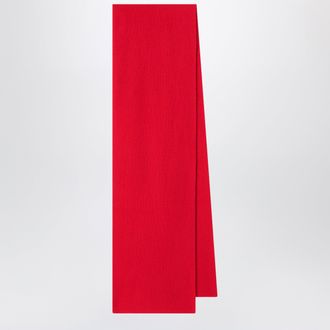 Le Bonnet Sciarpa in lana e caregora color Crimson
