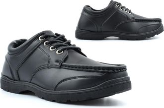 Generic Boys School Shoes Boys Boat Shoes Size 7 School Shoe Size 9 Mens Boat Shoe Lace Up Black 11 UK