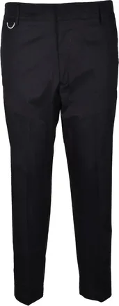low brand Black Stretch Cotton Pants