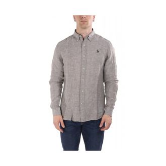 U.S.Polo Association U.s. Polo Assn - Shirts > Casual Shirts - Heren - Casual Overhemden - Grijs - M - Overhemden
