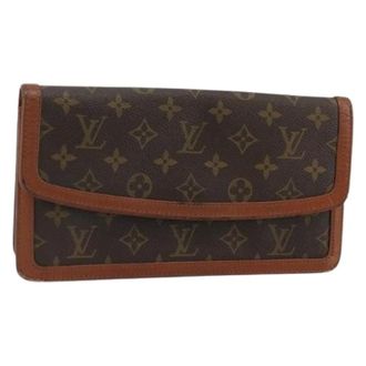 Louis Vuitton Pre-owned Clutches, female, Brown, Size: ONE SIZE Pre-owned Vintage Monogram Clutch