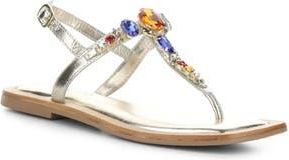 Bos. & Co. Otu Sandal in Gold Leather/jewels at Nordstrom Rack, Size 9-9.5Us / 40Eu