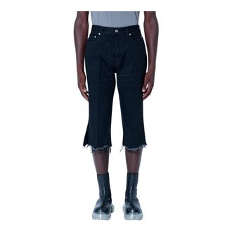 Rick Owens Bolan Cutoffs Jeans - Heren - Jeans - Zwart - Maat: W32 Katoen