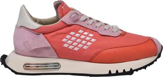 Bepositive Space Race - Dames - Sneakers - Oranje - 37 EU - Leer - Schoenen