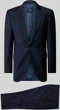 Pierre Cardin Slim Fit Anzug mit 2-Knopf-Sakko Modell Grant in Marine, Gr&ouml;&szlig;e 102