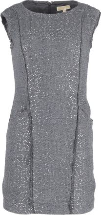 Michael Kors mini-jurk met pailletten in grijs acryl