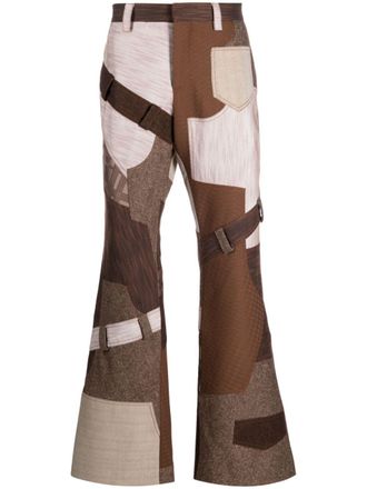 Moschino Flared broek - Bruin