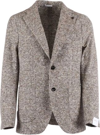Brera Orologi check-print blazer - Neutrals