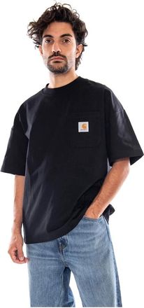 Carhartt Work in Progress S/S Work Pocket T-Shirt - Heren - Tops - Zwart - Maat: M Katoen
