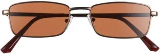 BP. Rectangular Sunglasses in Bronze- Brown at Nordstrom