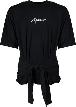 Moschino Dubbel Fit Zwart T-Shirt - Heren - T-shirts - Zwart - L - Katoen - Tops