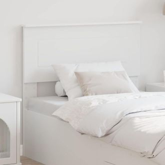 vidaXL vidaXL Testiera Bianco 90 cm Legno multistrato