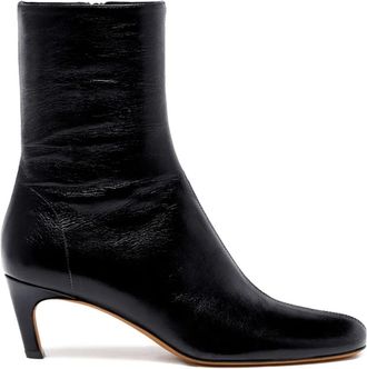 Proenza Schouler Uma leather ankle boots - women - Lambskin/CALFSKIN/CALFSKIN - 37 1/2 - Black
