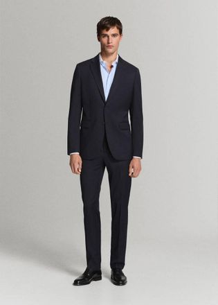 Mango Pantaloni completo Tur&iacute;n 100% lana navy - Uomo - 44 - MANGO MAN