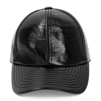 Courr&egrave;ges Black Signature Baseball Hat