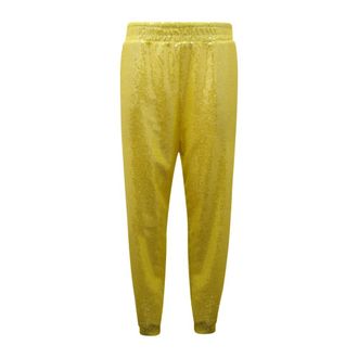 PHO Firenze Broeken, Dames, Geel, M, Pailletten, Pantalone 5422010C