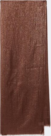 Brunello Cucinelli Lurex cashmere and silk-blend scarf