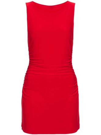 Norma Kamali Pickleball mini dress - women - Polyester/Spandex/Elastane - S - Red