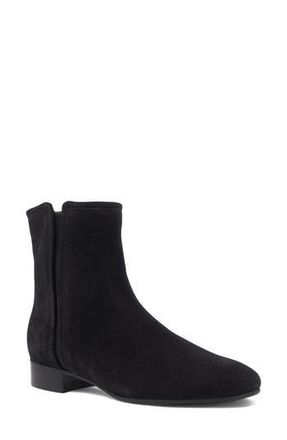 Aquatalia Sahara Weatherproof Bootie in Black Suede at Nordstrom Rack, Size 6.5