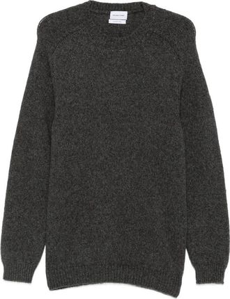 Scaglione Ribbed-knit Raglan-sleeve Sweater