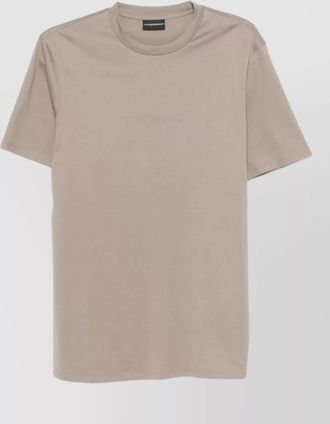 Emporio Armani cotton crew-neck short-sleeve t-shirt