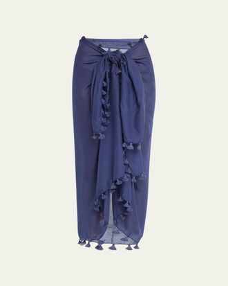 Melissa Odabash Tassel-Trim Pareo Coverup