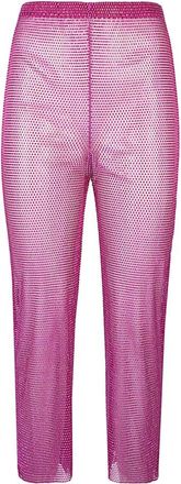 Santa Brands Fuchsia Straight Leg Broeken - Dames - Slim Fit Broeken - Roze - XS - Broeken