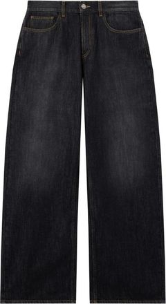 Palm Angels Curved Logo Denim Jeans