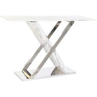 DKD Home Decor Ingresso DKD Home Decor Bianco Grigio Argentato 120 x 40 x 75 cm
