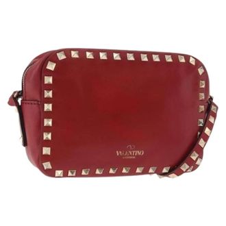 Valentino Pre-owned Cross Body Bags, female, Red, Size: ONE SIZE Pre-owned Vintage Shoulder Bag
