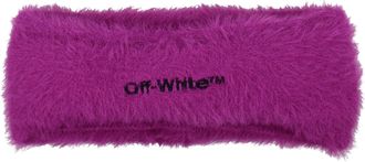 Off-white Donne bianco sporcos Accessori per capelli Tessuto viola/orchidea