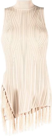 Cult Gaia Doja knit top - women - Nylon/Viscose - S - Neutrals