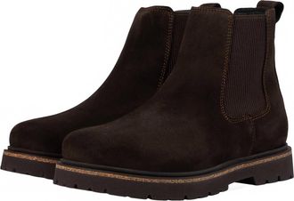 Birkenstock Mens Highwood Slip On Chelsea Boot In Mocha