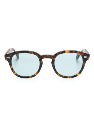 Moscot Occhiali da sole con effetto tartarugato - Marrone