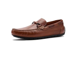 Johnston & Murphy Beck Leather Bit Loafer Mens Shoes Tan Full Grain : 11.5 M (D)
