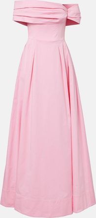 Rebecca Vallance Dianthe off-shoulder bustier gown
