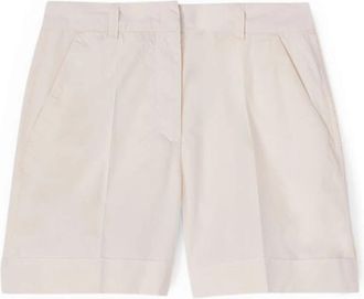 Motivi Short Shorts - Dames - Korte Broeken - Wit - 2XS - Katoen - Korte Broeken