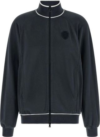 Brunello Cucinelli Hoodies & sweatvesten, Dames, Blauw, M, Katoen, Sweatshirts