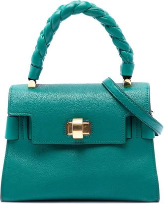 Miu Miu Pre-owned Miu Miu Mini Goatskin Madras Click Top Handle Bag Ladies 073A0311YGUW0RA6